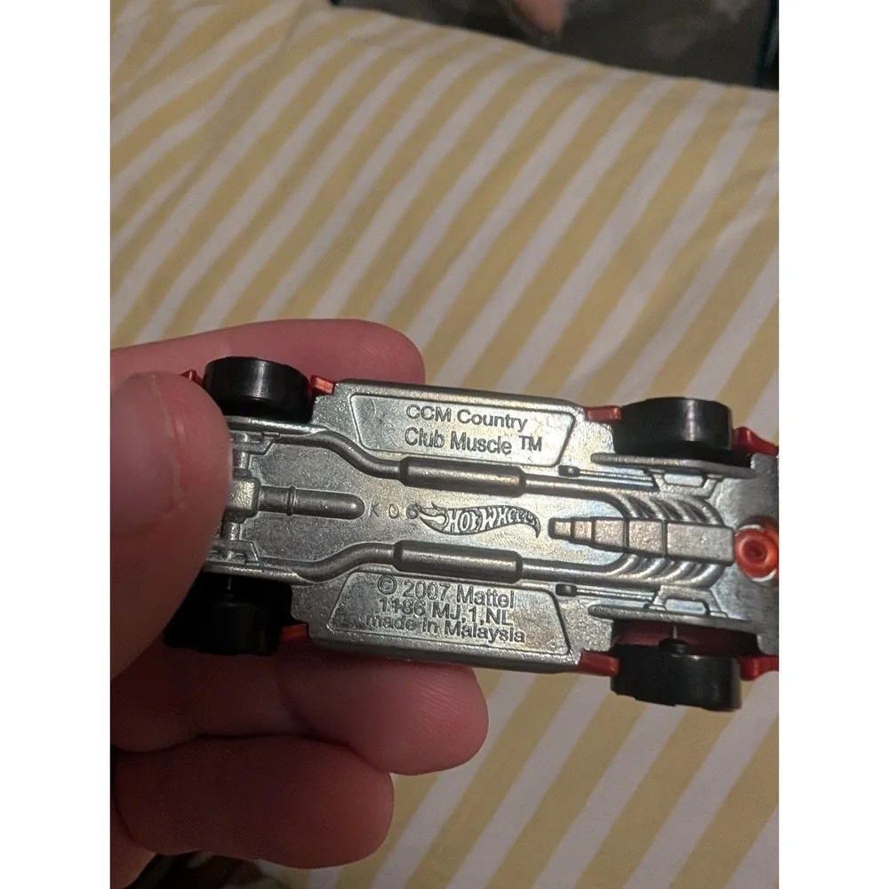 Hot Wheels CCM Country Club Muscle Car Red 1:64 Diecast Malaysia Base Loose